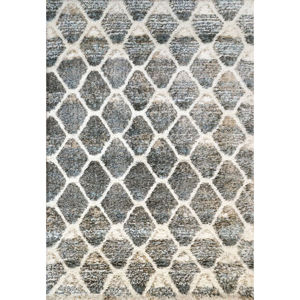 Dynamic Rugs 5813-910 Aura 7 Ft. 1 In. X 10 Ft. 1 In. Rectangle Rug in Grey/Ivory